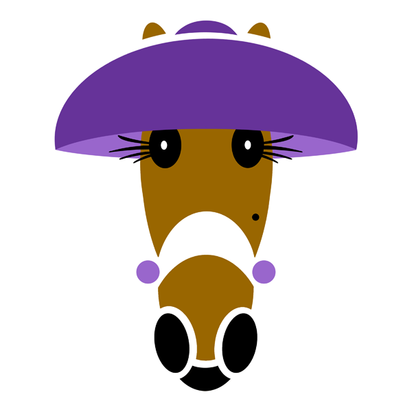 Cara Hattingdon in purple.