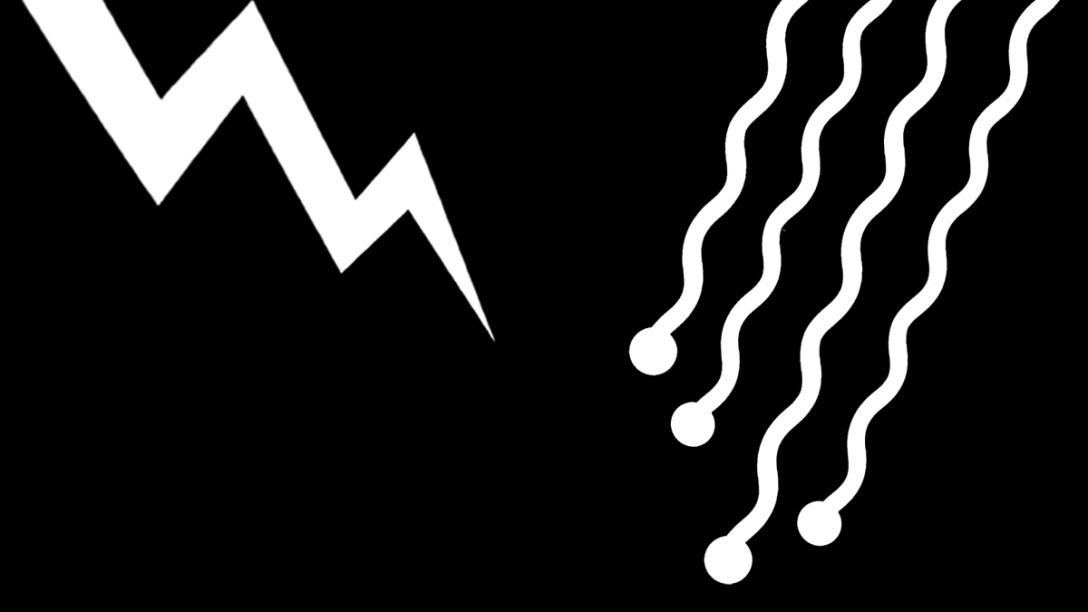 Flash Hattingdon featured image, black background with white storm elements.