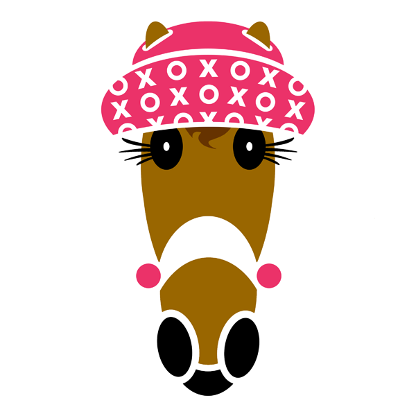 Heidi's x's and o's hat in gorgeous pink.