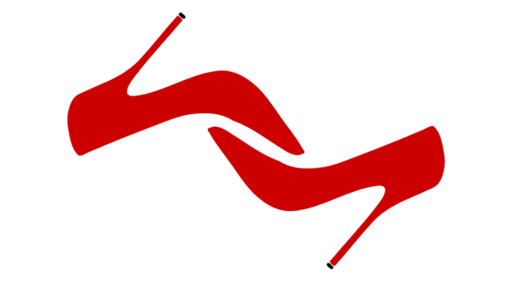 Red stilettos featured image for red shoe day post.