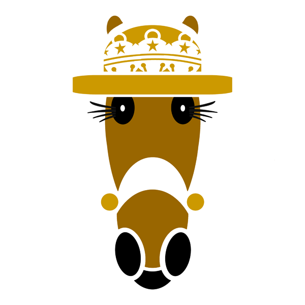 Gilda Classic Hat in gold featuring jingle bells.