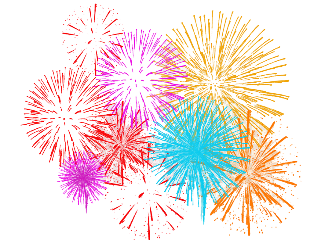 Colorful fireworks!