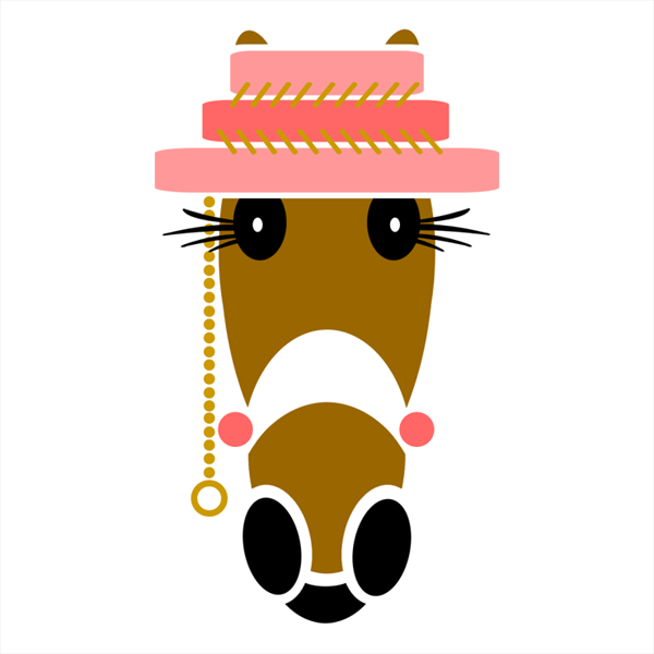 Electra in shades of pink.