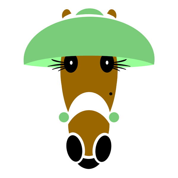 Cara Lampshade Hat in gorgeous green. Hattingdon Horses.