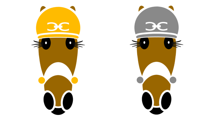 Cee Cee in yellow, and in gray.