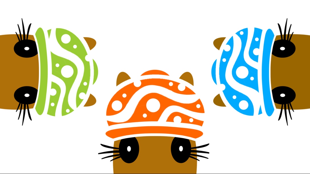 Bobbie Hattingdon featured image trio in lime, orange and turquoise.