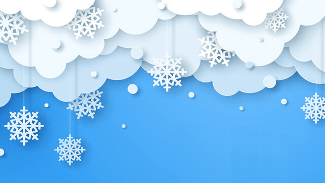 Icy blue snowflake artwork. AdobeStock.