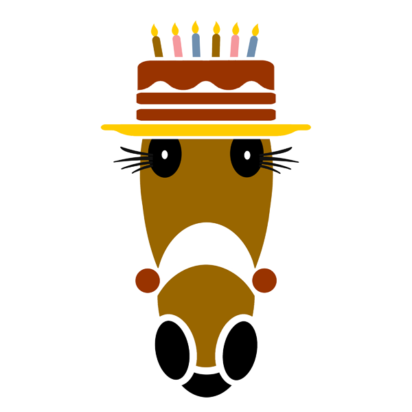 Chocolate birthday cake. Named Hillary.