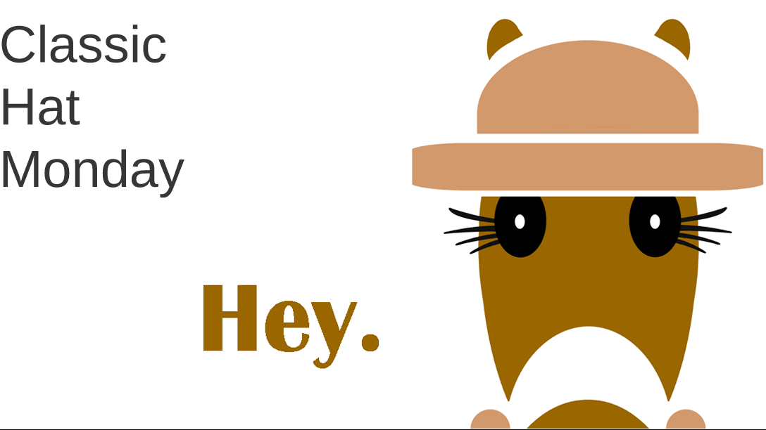 Hattingdon blog header for Classic Hat Monday.