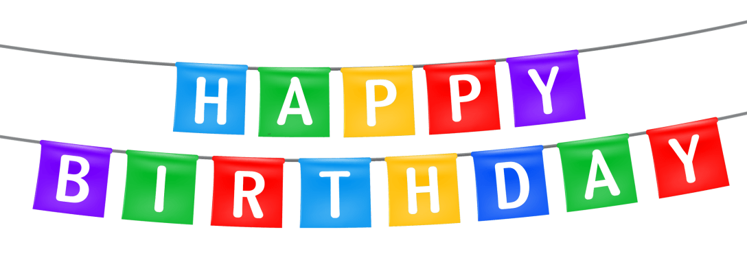 Happy Birthday Blog banner.
