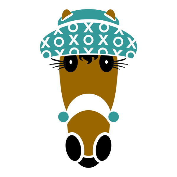 Aimee Hattingdon Sweetheart hat in Teal.