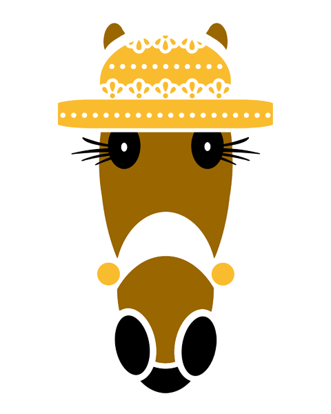 Lacey yellow and white classic hat from 2015.