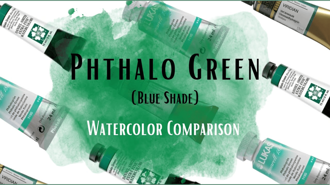 Phthalo green header artwork.
