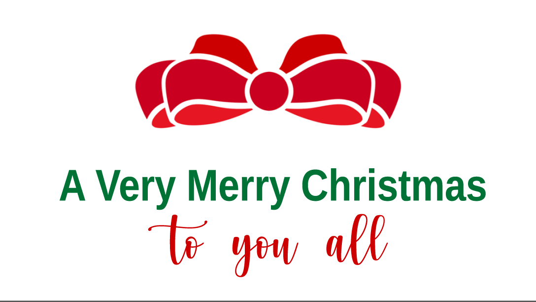 Merry Christmas red ribbon Merry Christmas banner 2025.