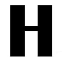 H Hattingdon Logo in black.