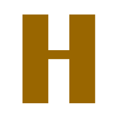 Hattingdon Brown H Logo